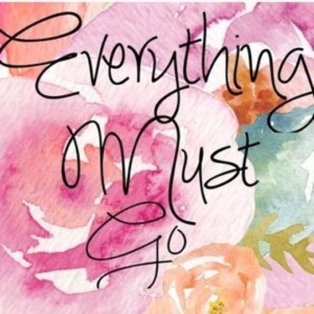 Everything must go!! 50% off on bundles of 3 and more.